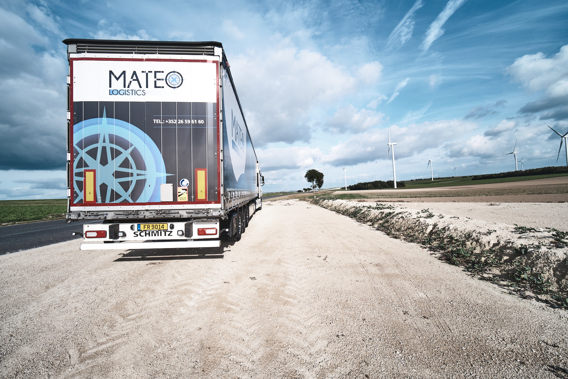 MATEO Flocage cabine camion - Luxembourg